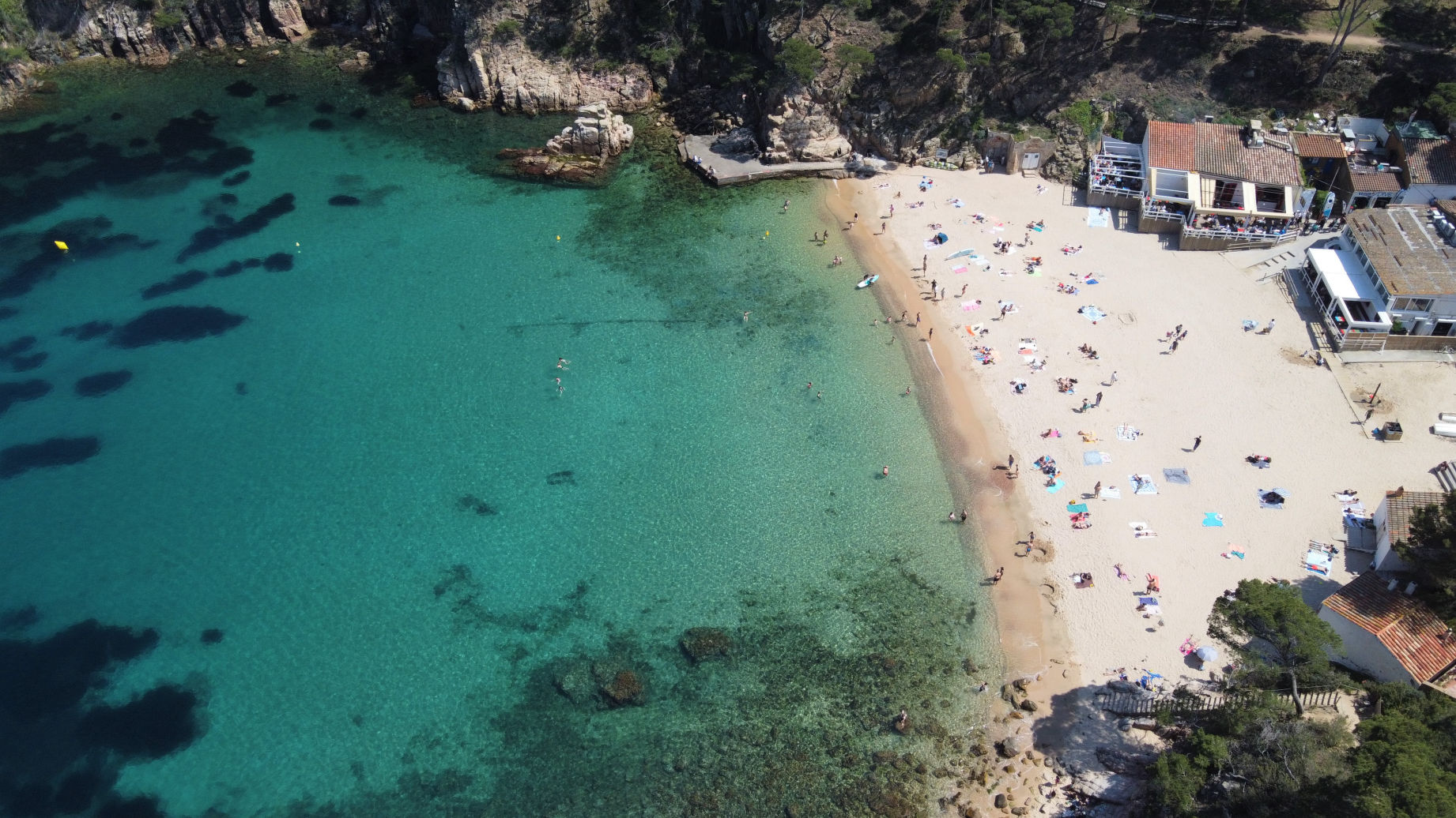 Aigua Blava vue de drone