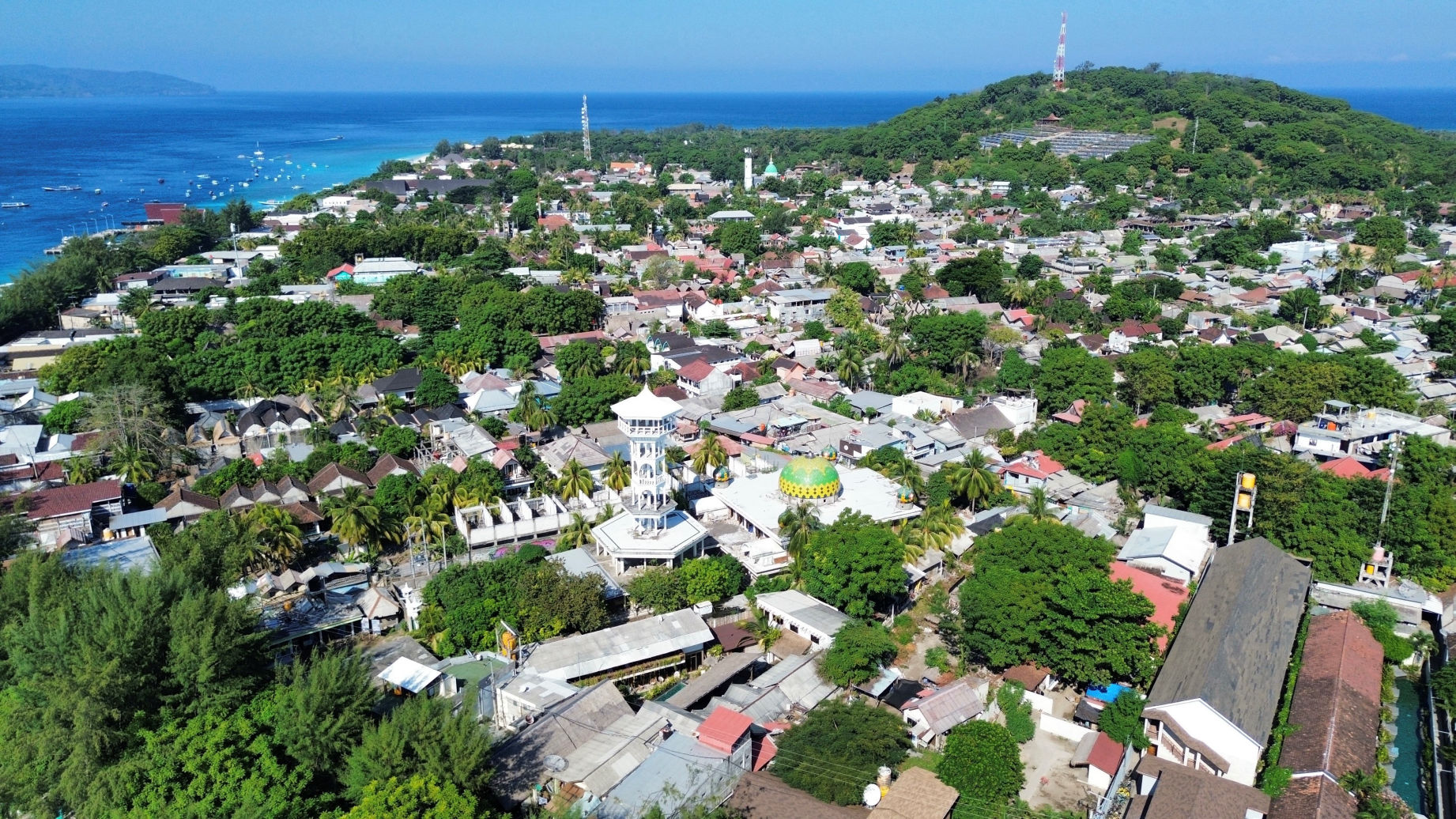 Gili Trawangan vue de drone