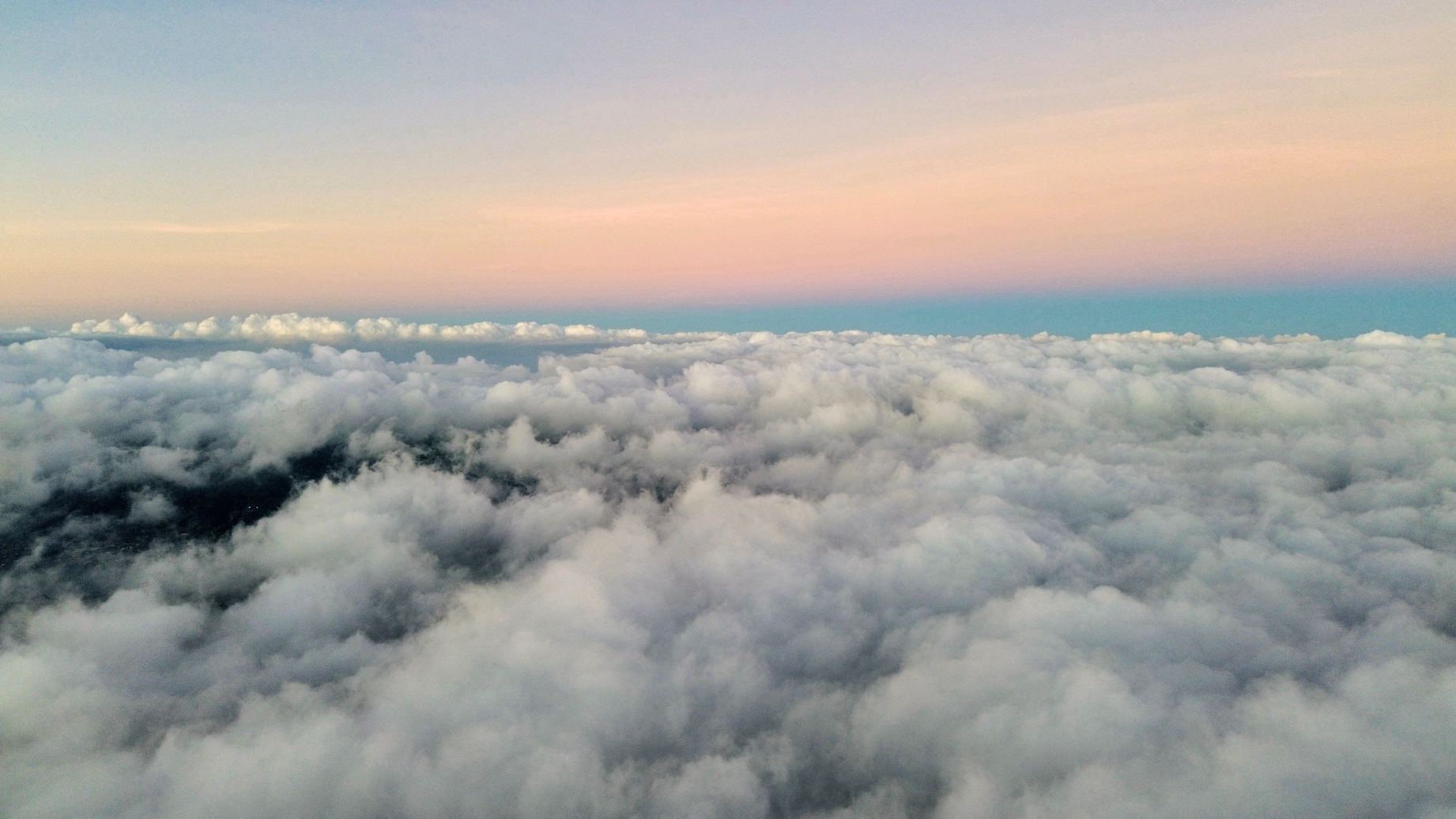 Mer de nuage au mont Batur