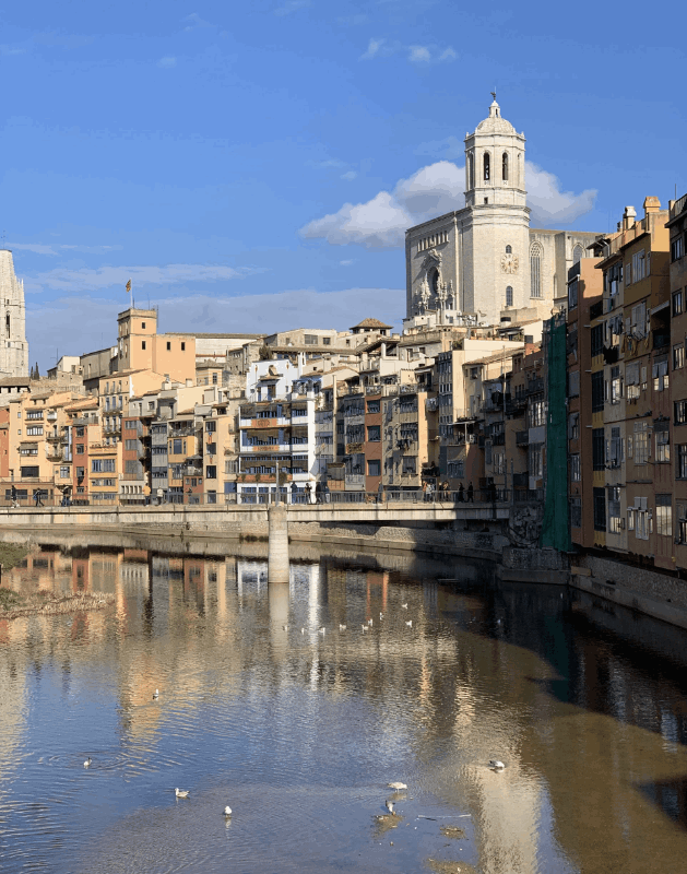 Gérone et les rives de l'Onyar