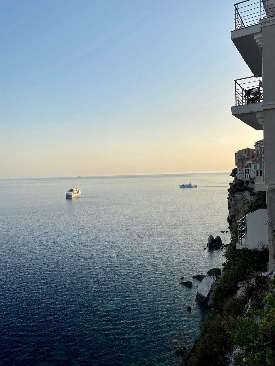 Coucher de soleil sur Bonifacio
