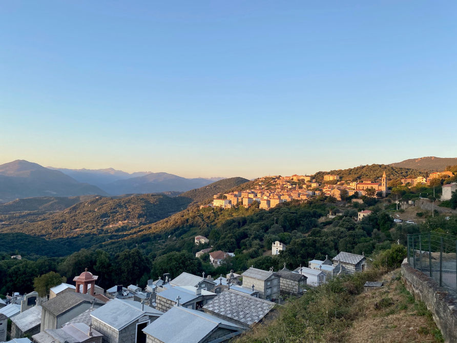 Coucher de soleil sur Sartène