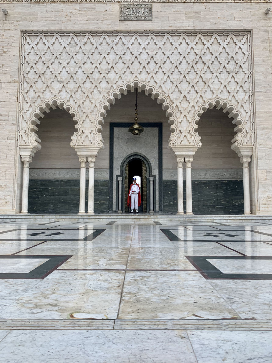 Le mausolée Mohammed V à Rabat