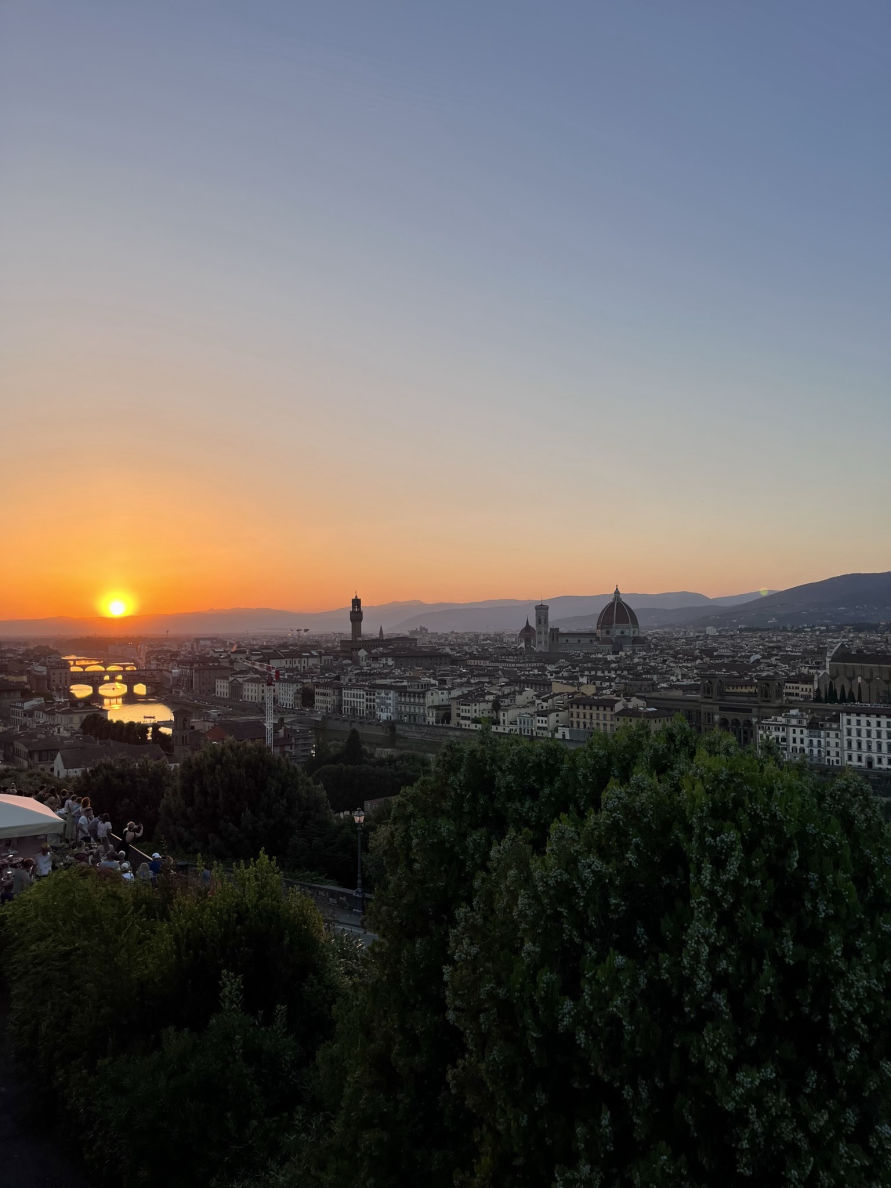 La meilleure vue sur Florence depuis la Piazzale Michelangelo
