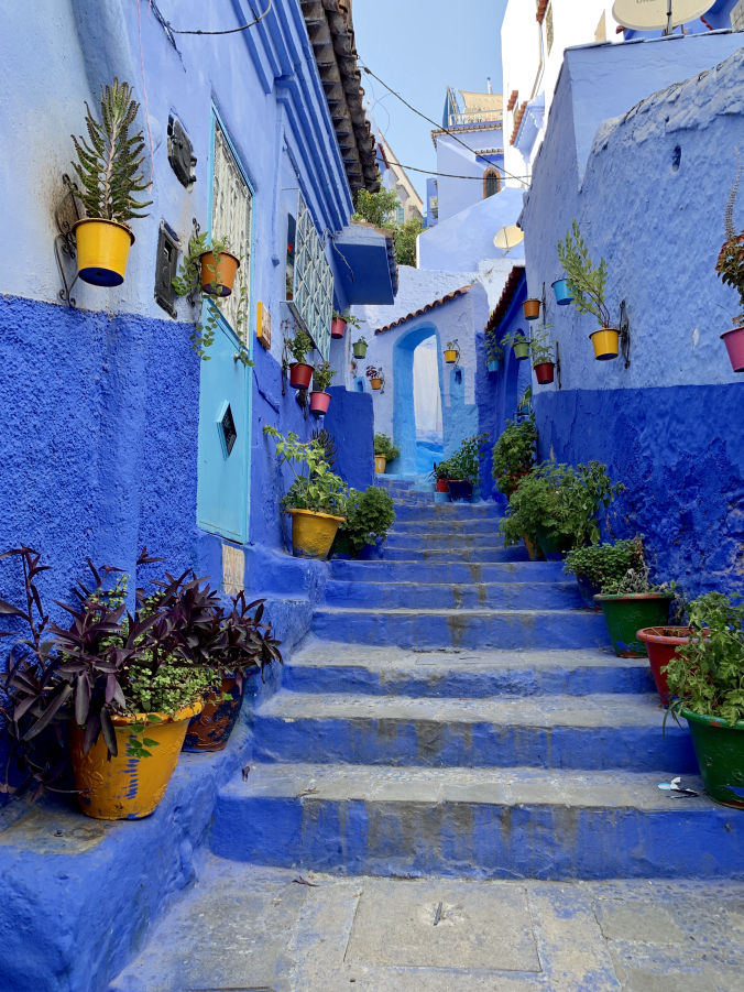 Les belles rues colorées de Chefchaouen