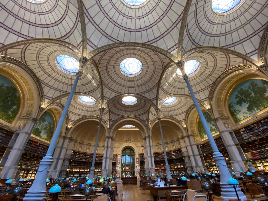La salle Labrouste de la BNF Richelieu