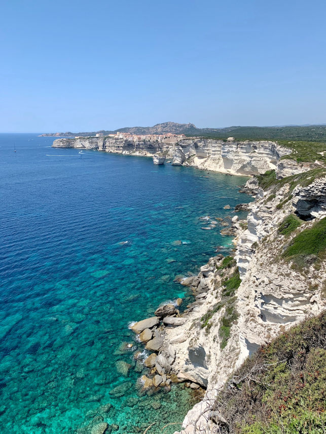 Vue sur Bonifacio
