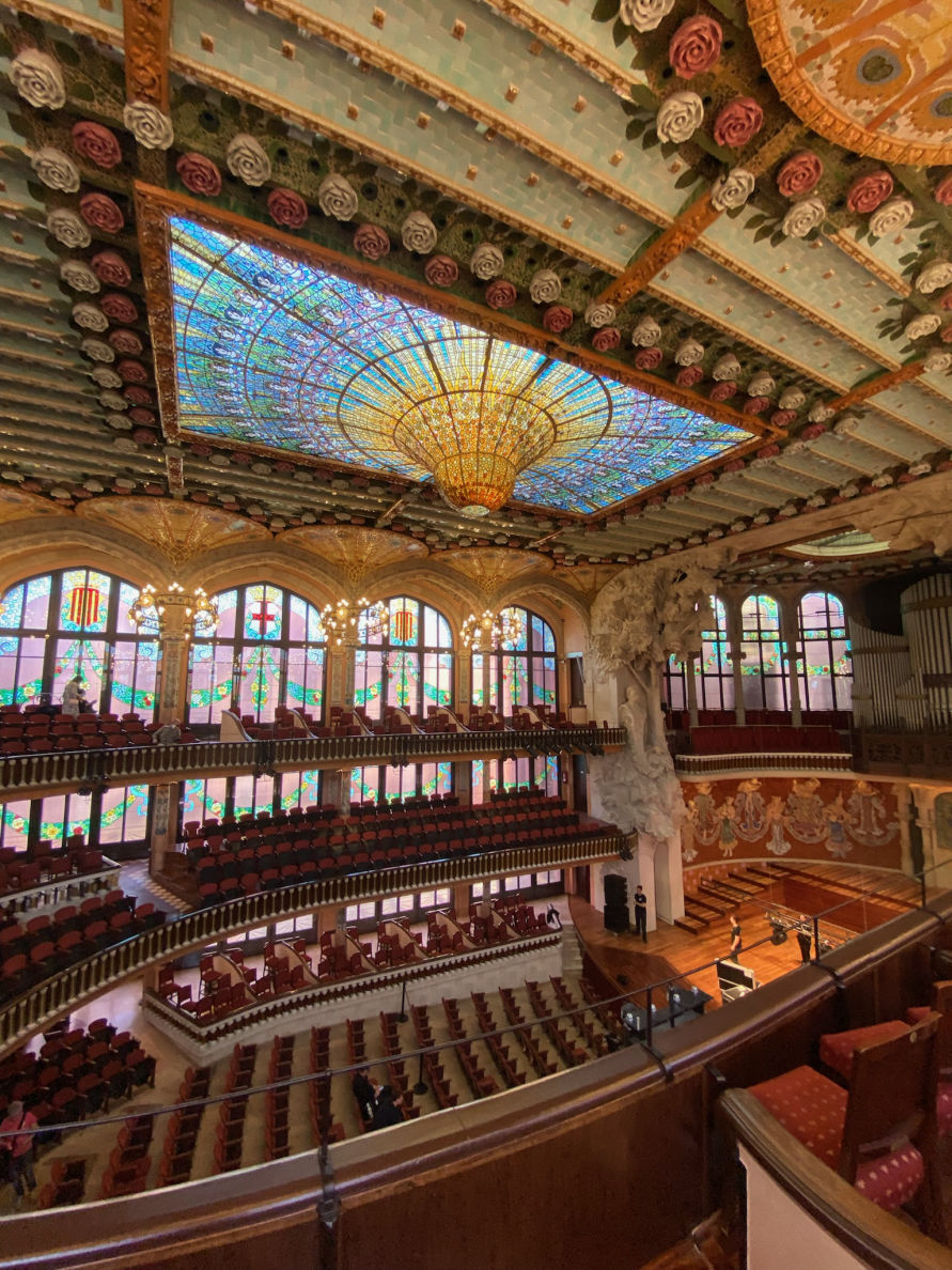 Le palais de la musique catalane de Lluís Domènech i Montaner