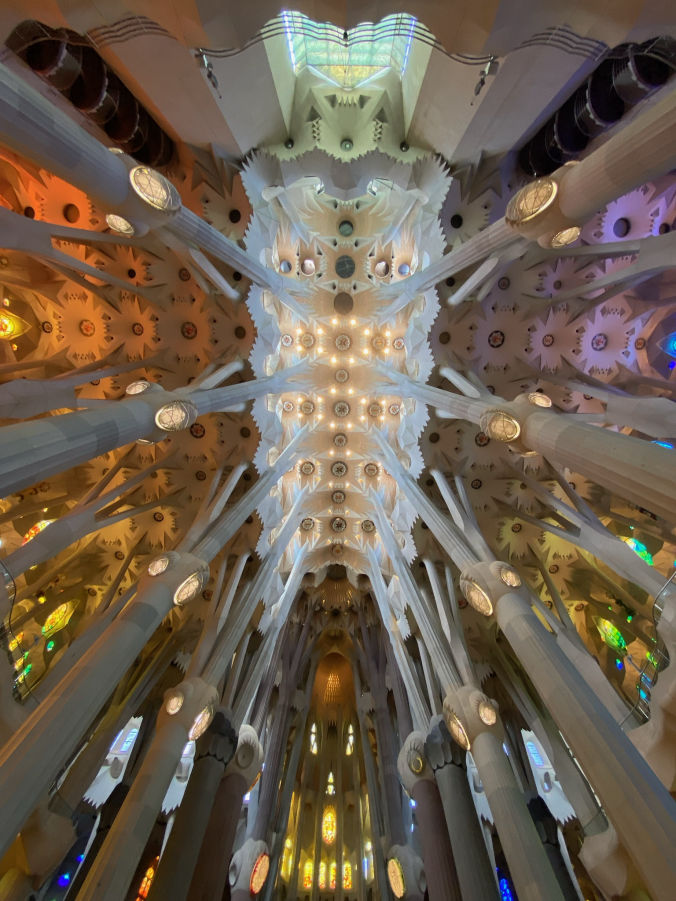 L'intérieur de la Sagrada Família