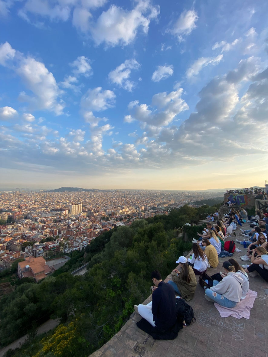 La magnifique vue sur Barcelone depuis les Bunkers del Carmel