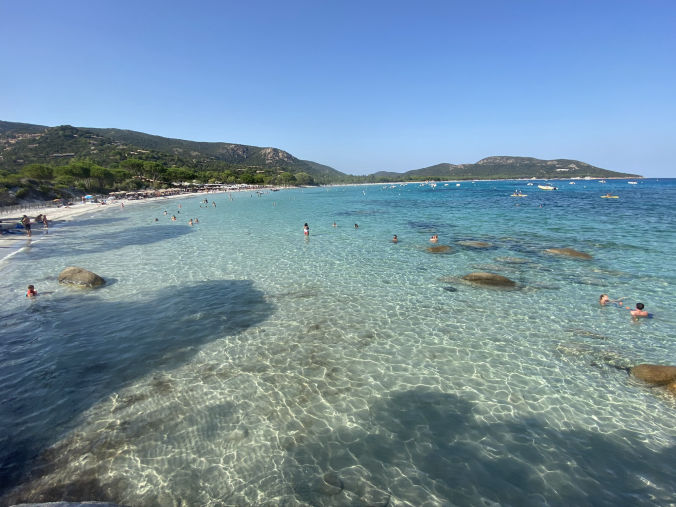 La magnifique plage de Palombaggia à Porto-Vecchio