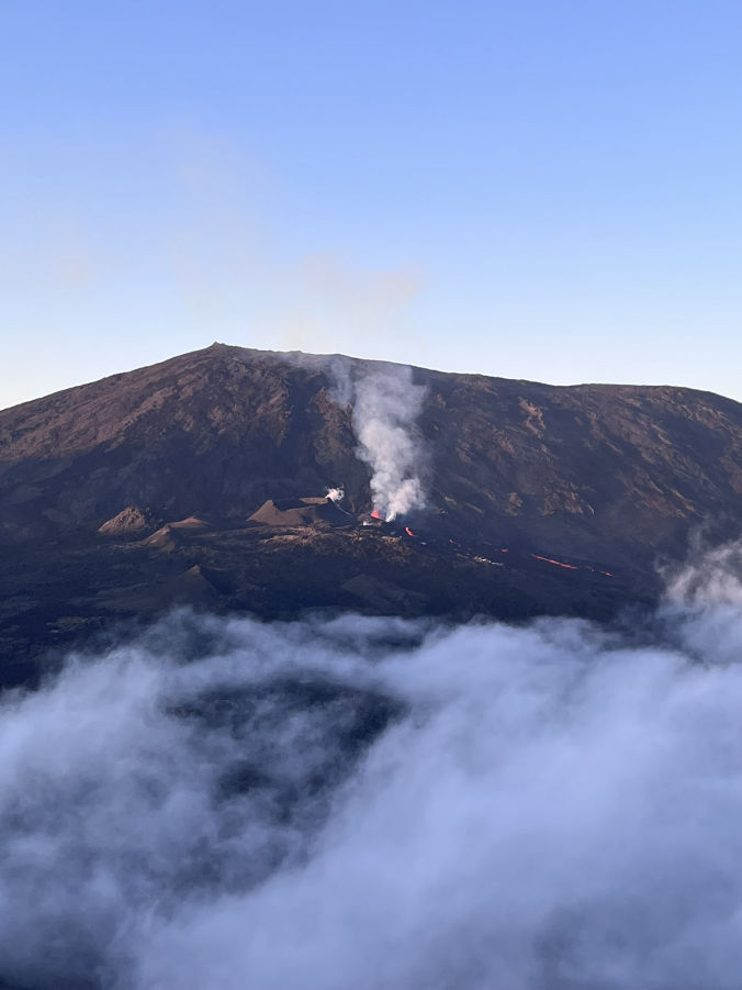 L'éruption volcanique du Piton de la Fournaise