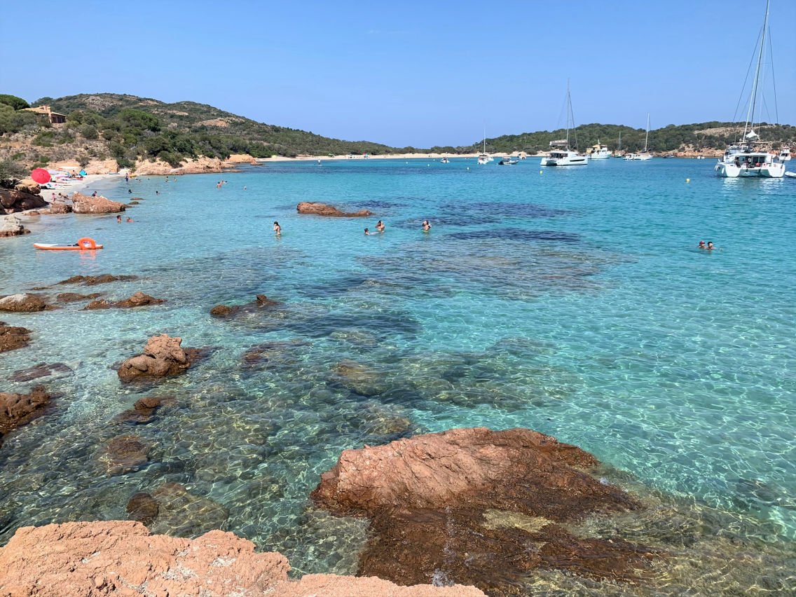 Plage de Rondinara à Bonifacio
