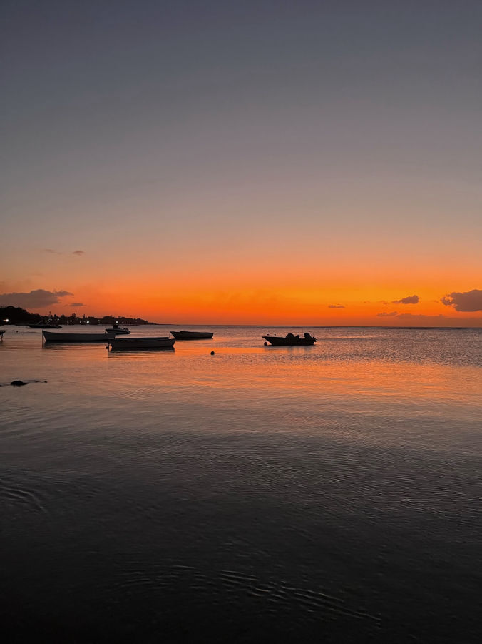 Les couchers de soleil à Trou-aux-Biches