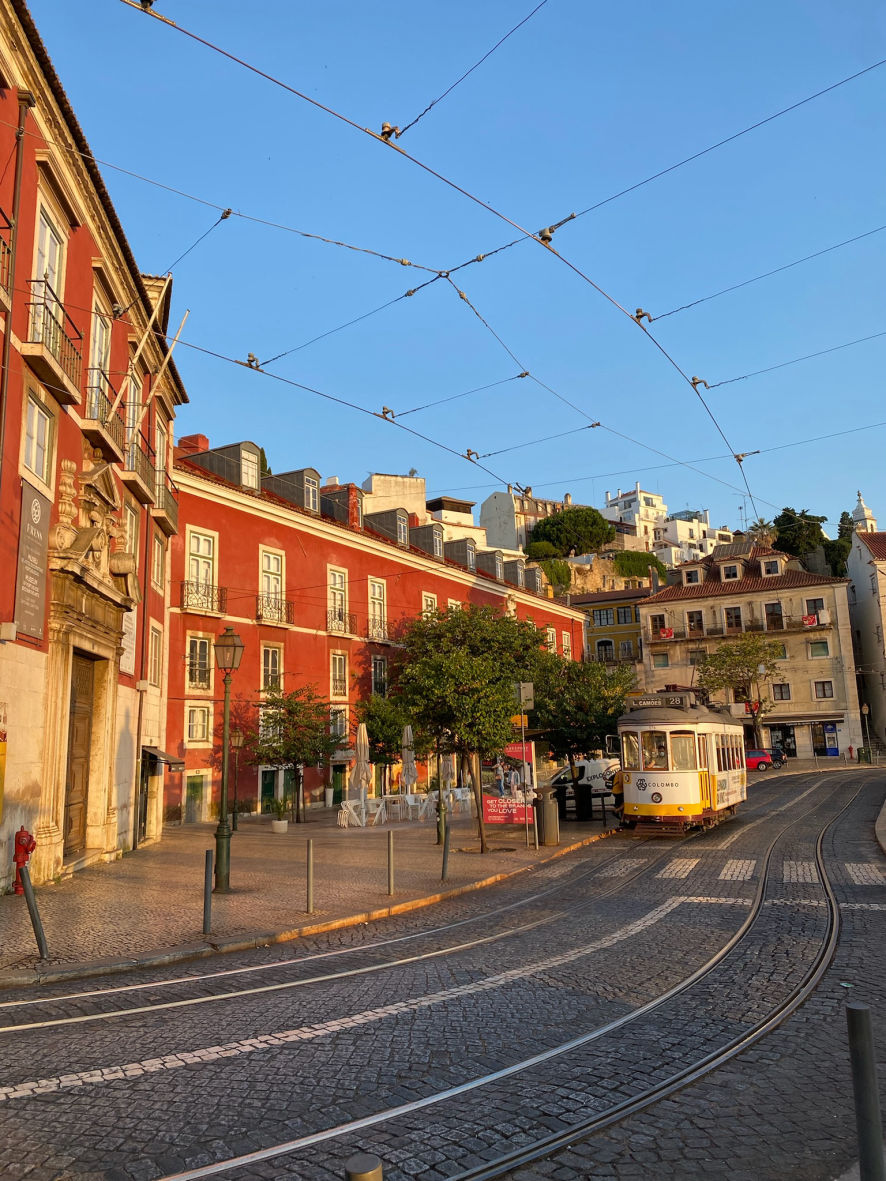Le tramway à Lisbonne