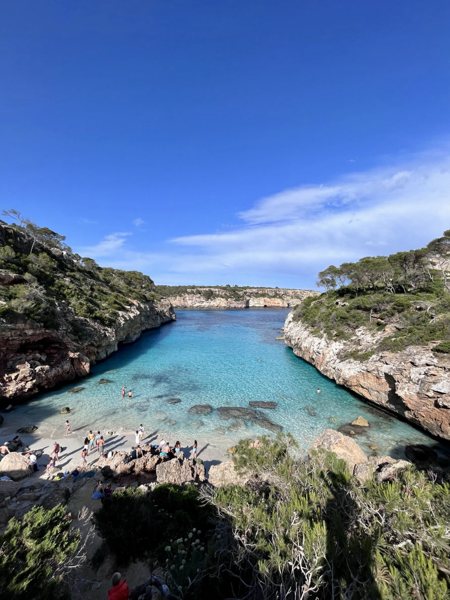 La plage de Calo des Moro
