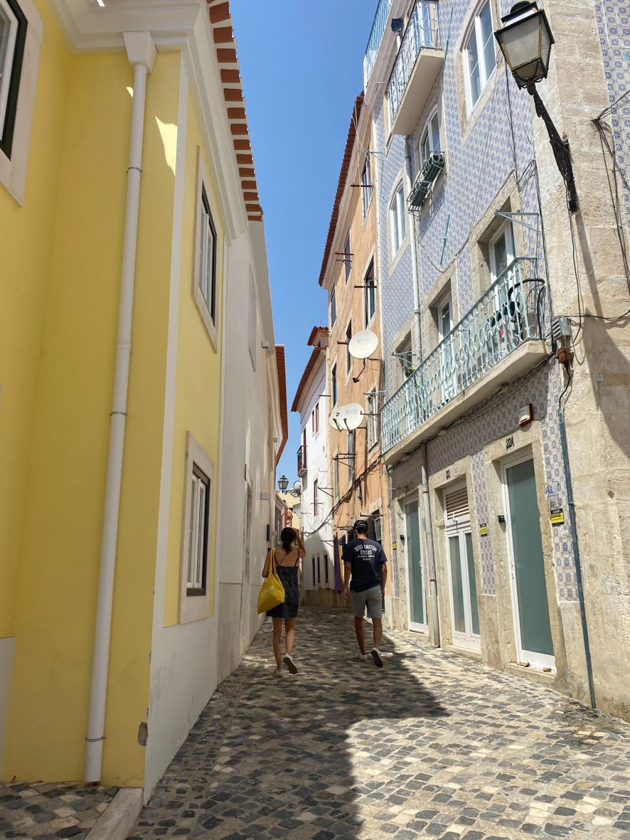 Les jolies petites rues lisboètes