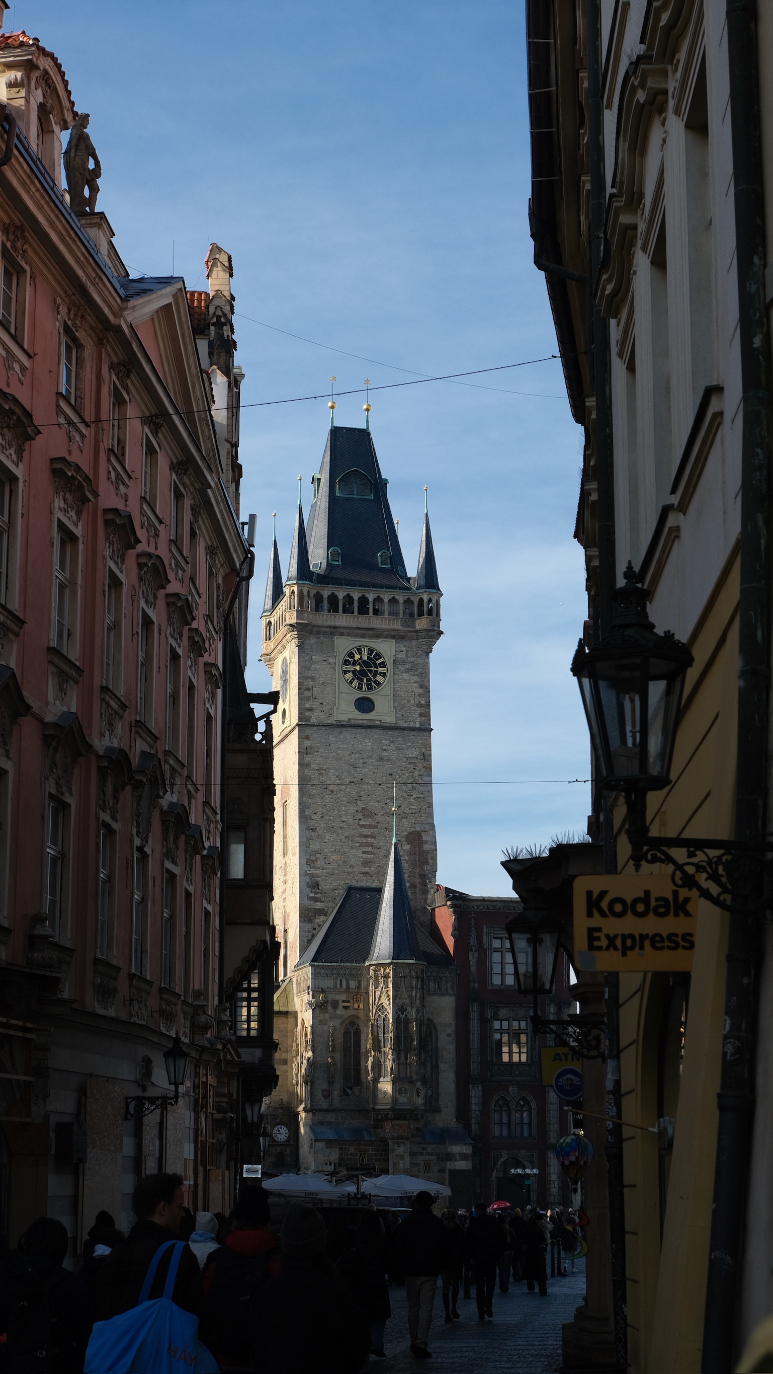 Les belles rues de la vieille ville de Prague