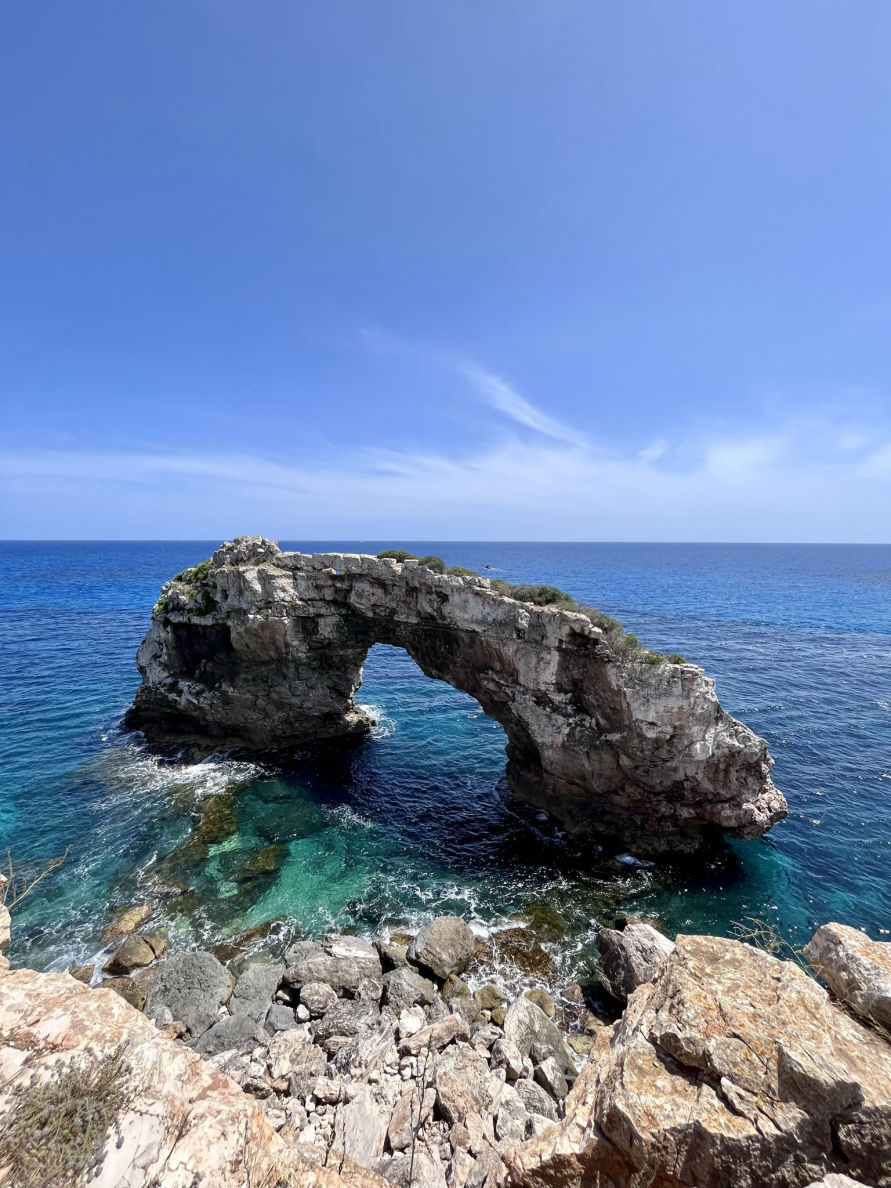 Es Pontàs, une arche naturelle à Majorque