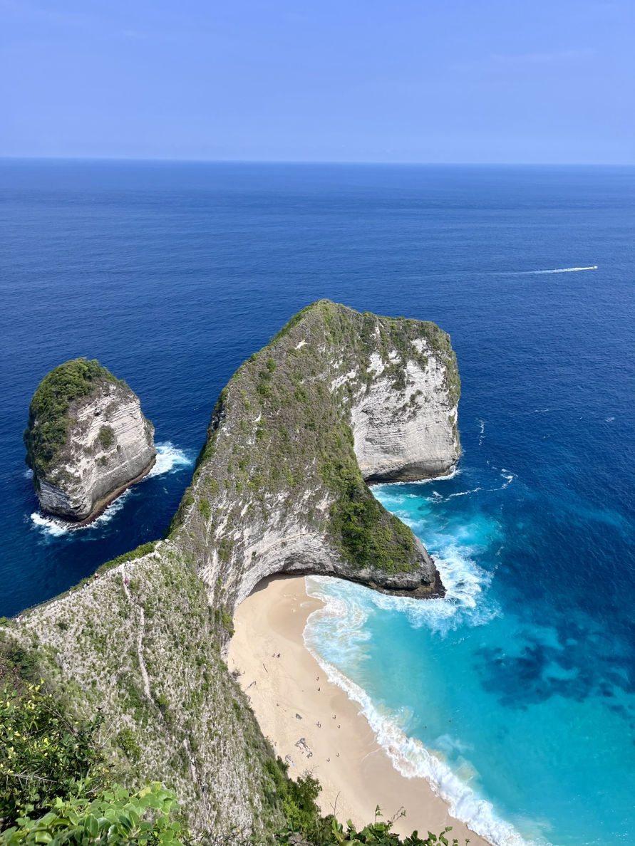 Magnifique vue sur la Kelingking beach