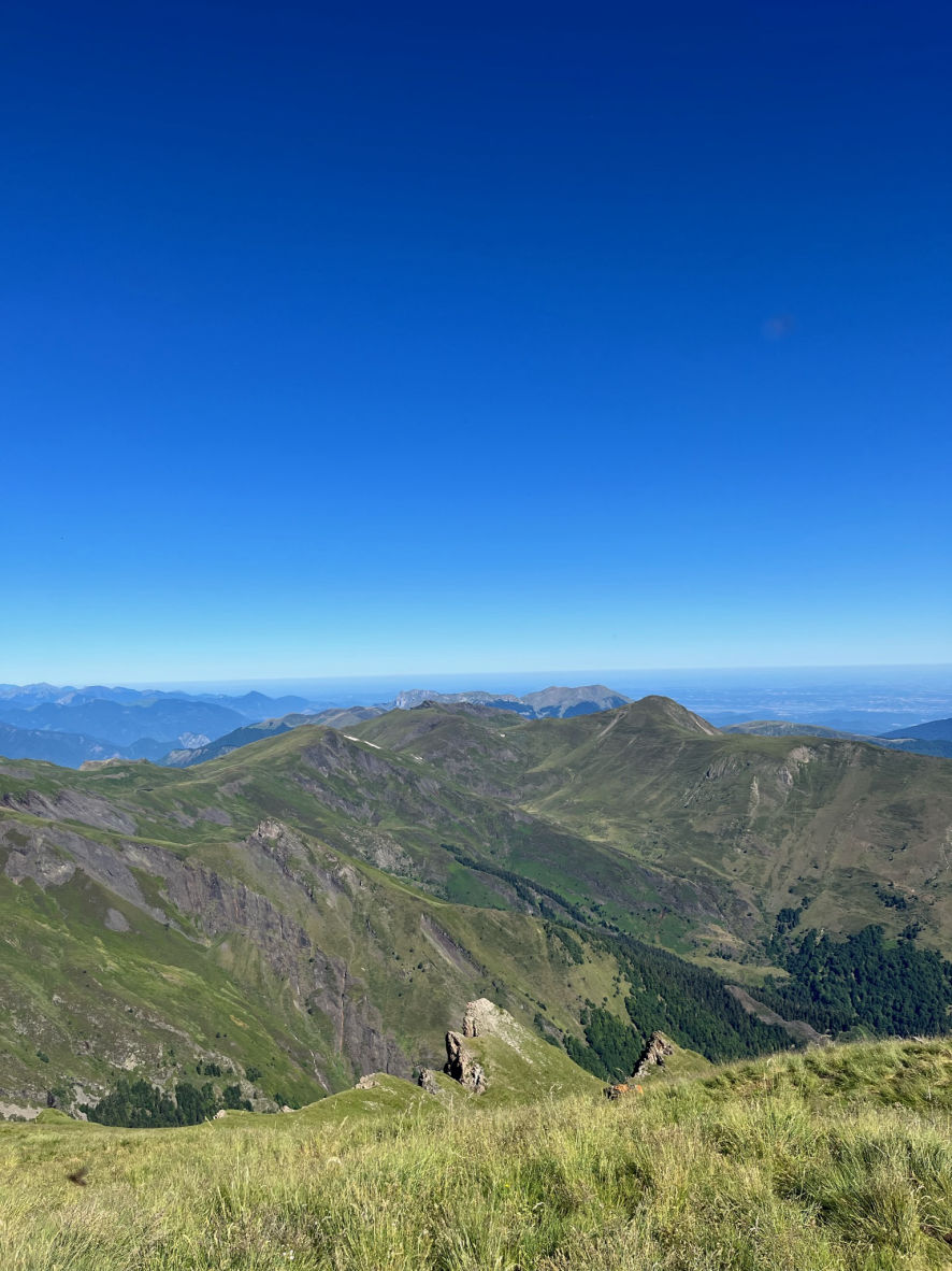 Une vue splendide au Pic de l'Har