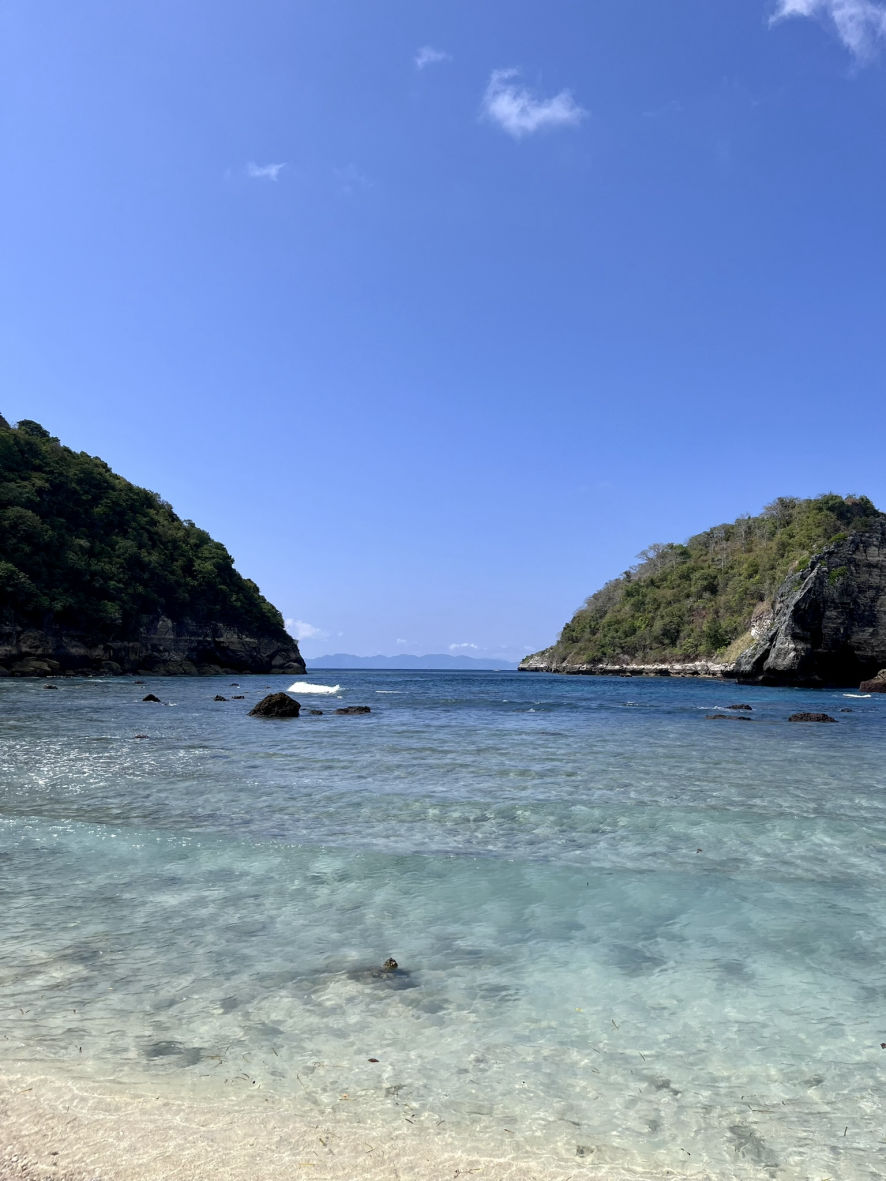 La plage paradisiaque d'Atuh Beach