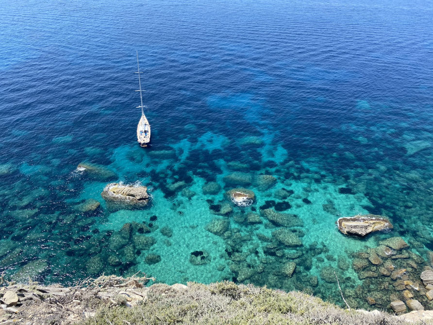 Au bord des falaises de Bonifacio