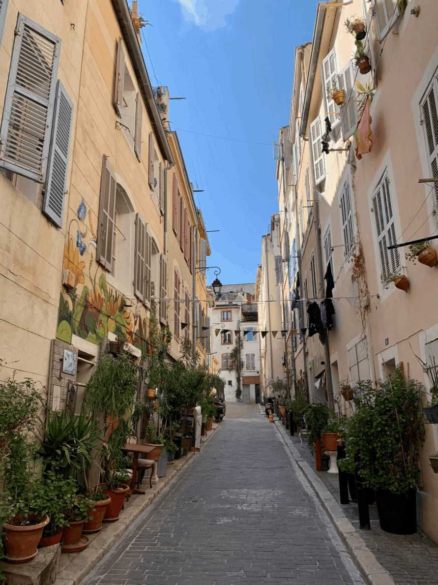 Les ruelles pittoresques du quartier du Panier