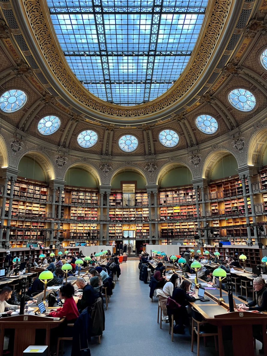La salle Ovale de la BNF Richelieu