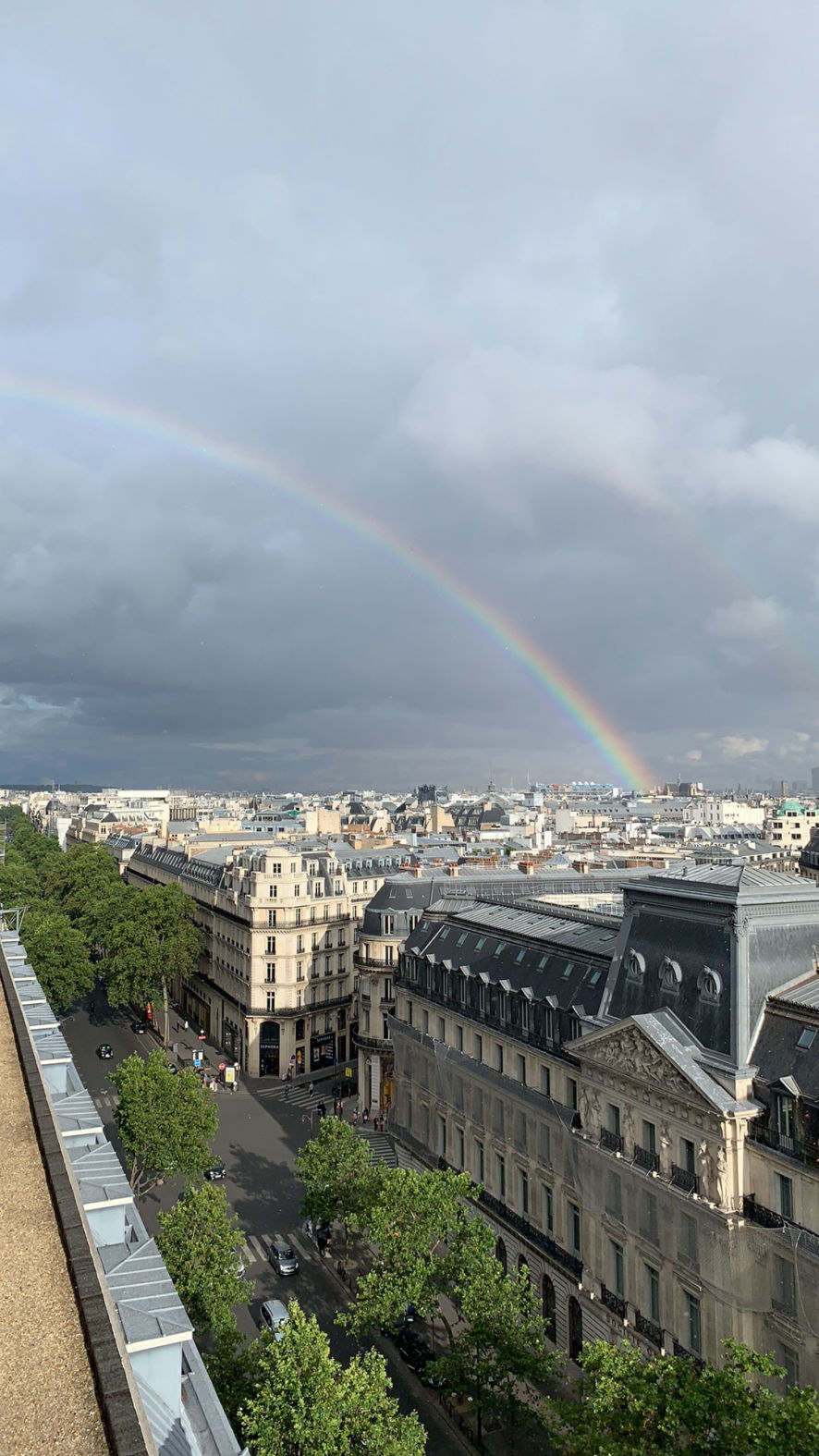 Le rooftop des galeries Lafayette
