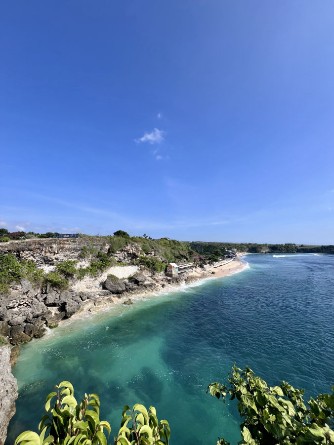 La plage de Balangan dans le sud de Bali