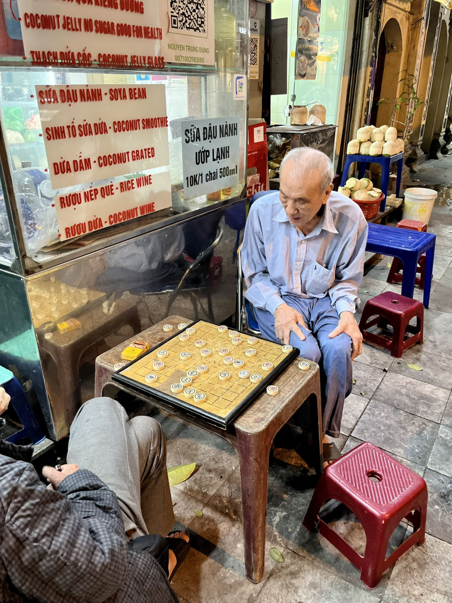 Partie de jeu à Hanoï