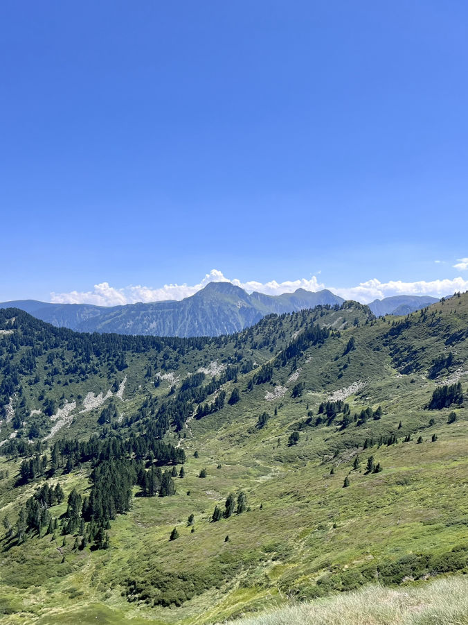 Les premiers paysages de la randonnée