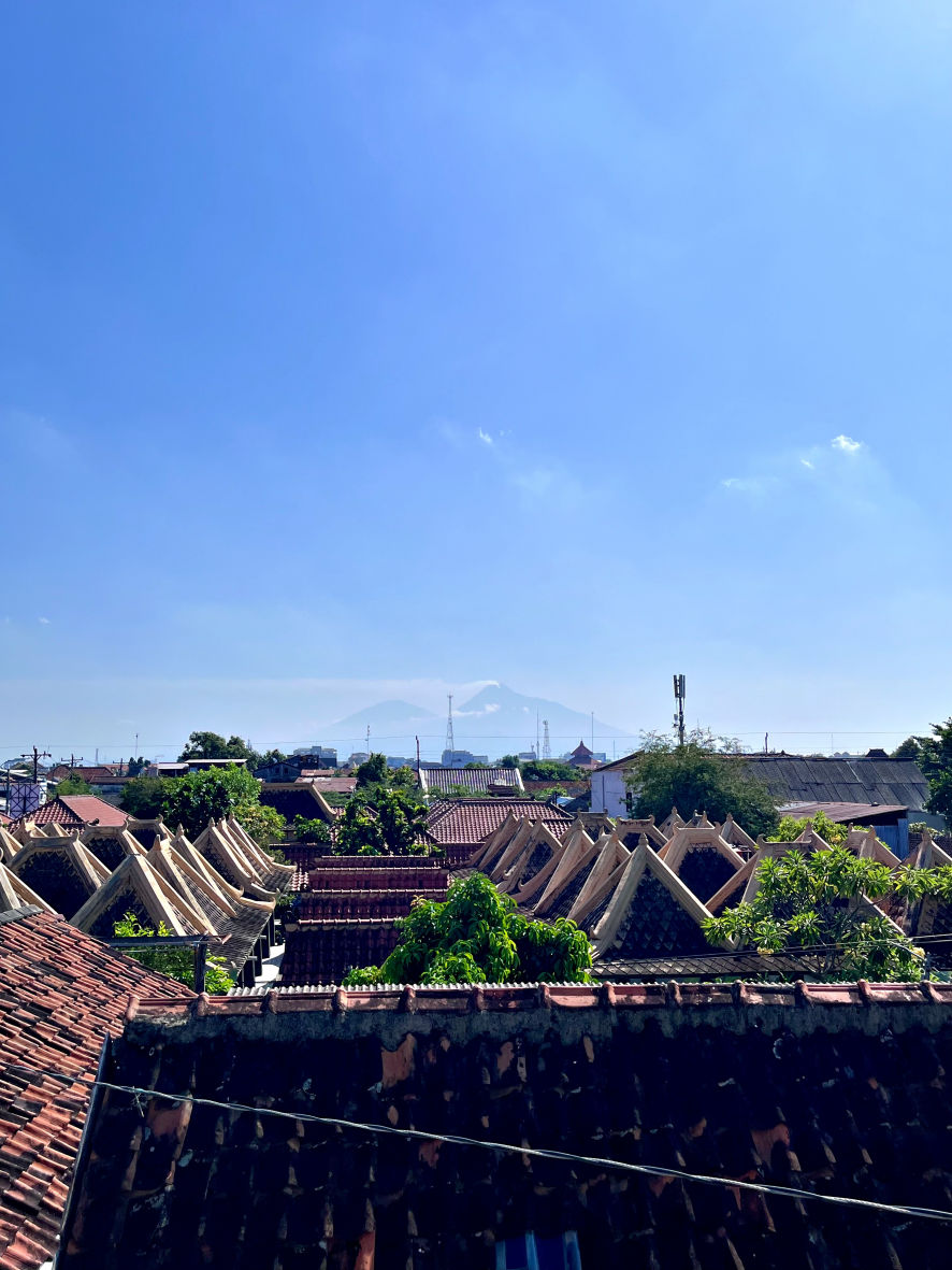 Les toits de Yogyakarta
