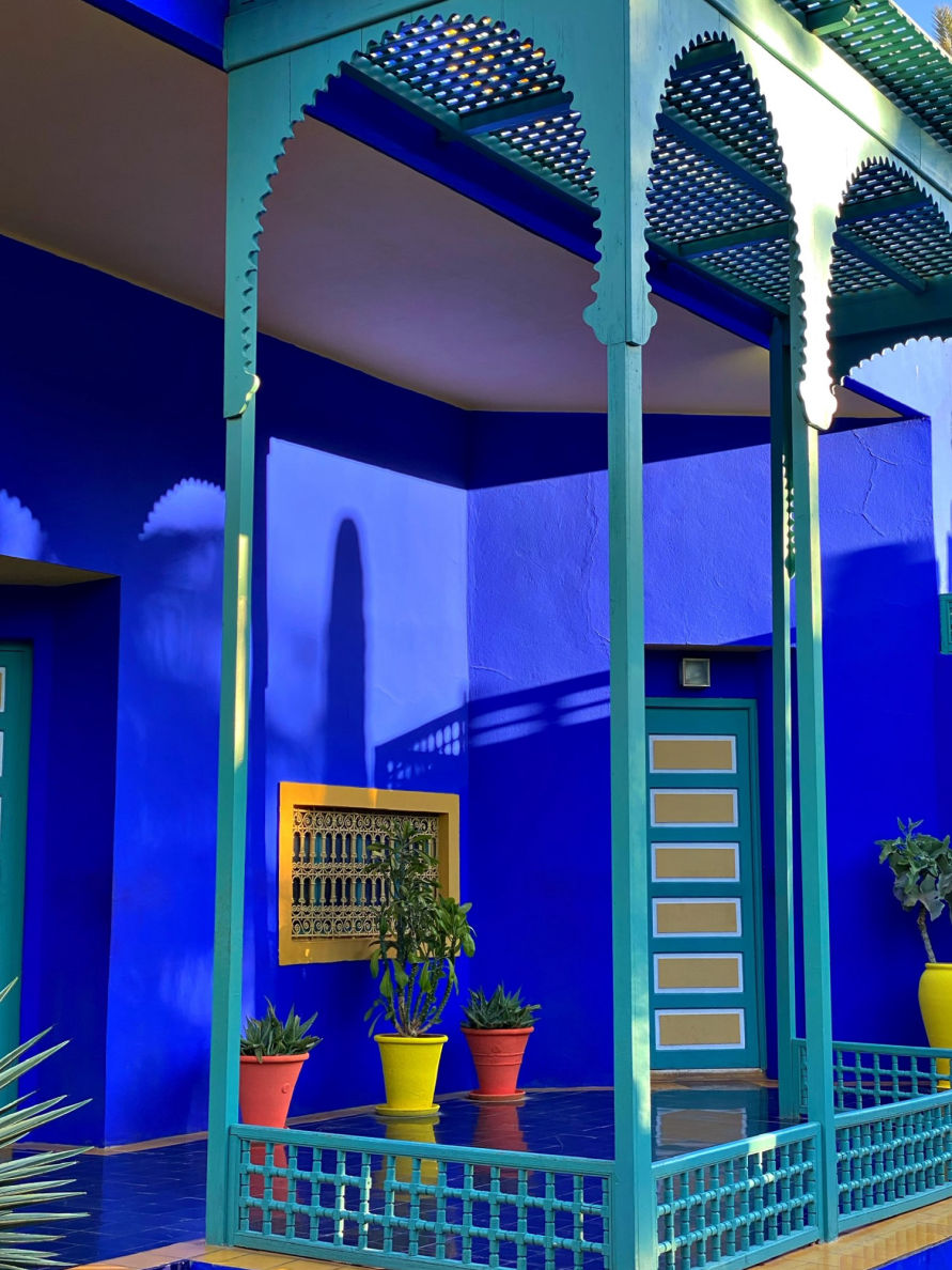 Le fameux bleu Majorelle